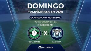 Pedra Grande x Cachoeira empatam no fechamento da segunda rodada do municipal 2026