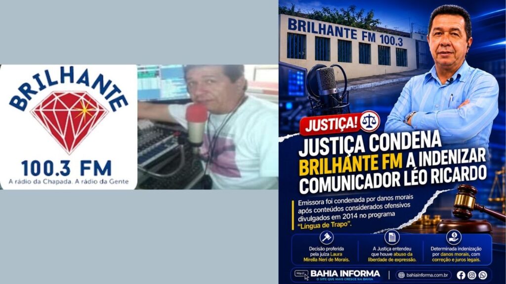 Brilhante FM é condenada a indenizar o comunicador Léo Ricardo