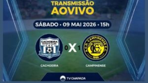 Campinense vence e se mantém 100% no Municipal 2026