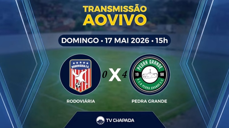 Pedra Grande vence e pula para a 4ªposição