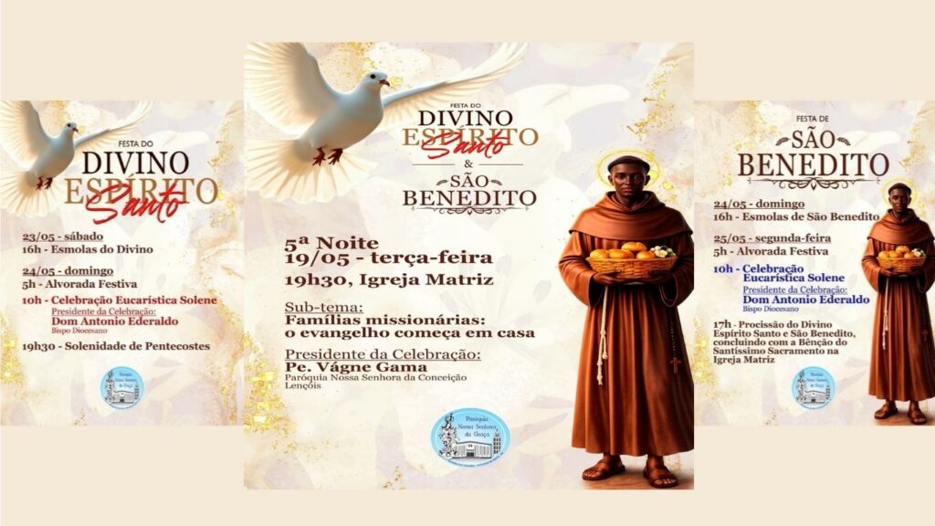 Novenário do Divino e de São Benedito: 5ª noite!