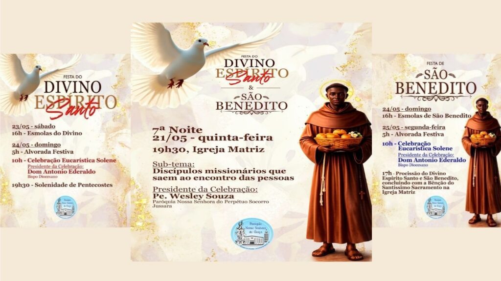 Novenário do Divino e de São Benedito: 7ª noite!