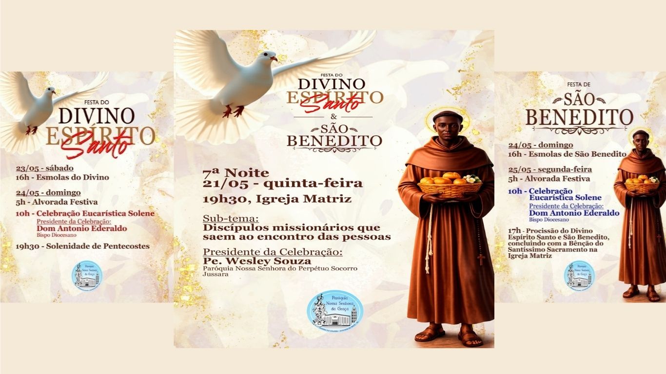 Novenário do Divino e de São Benedito: 7ª noite!