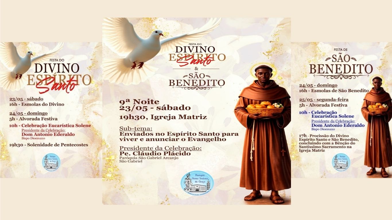 Novenário do Divino e de São Benedito: 9ª noite, Esmolas e Alvoradas!
