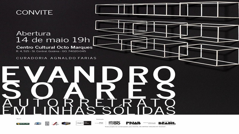Artista Morrense Evandro Soares abre exposição ‘AuorRetrato’ dia 14, em Goiânia