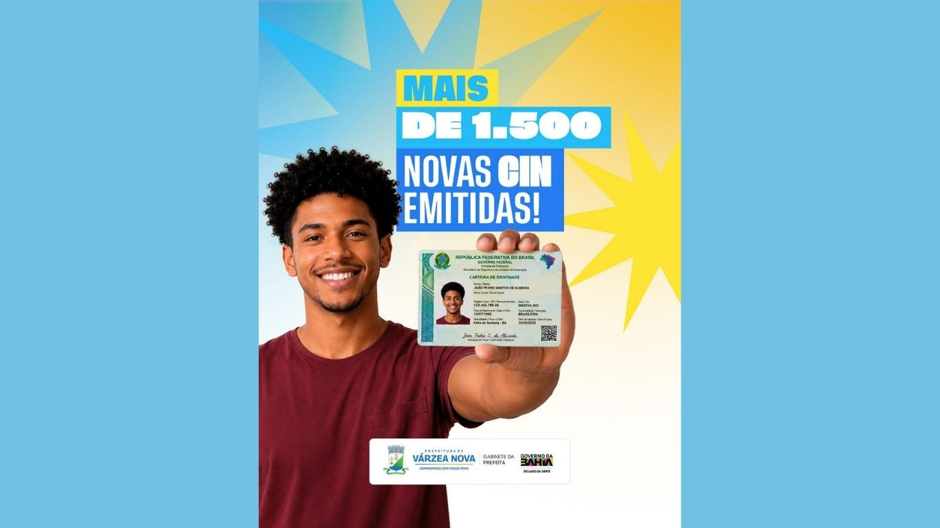 Várzea Nova ultrapassa marca de 1.500 novas Carteiras de Identidade emitidas em poucos meses de funcionamento do Ponto do SAC