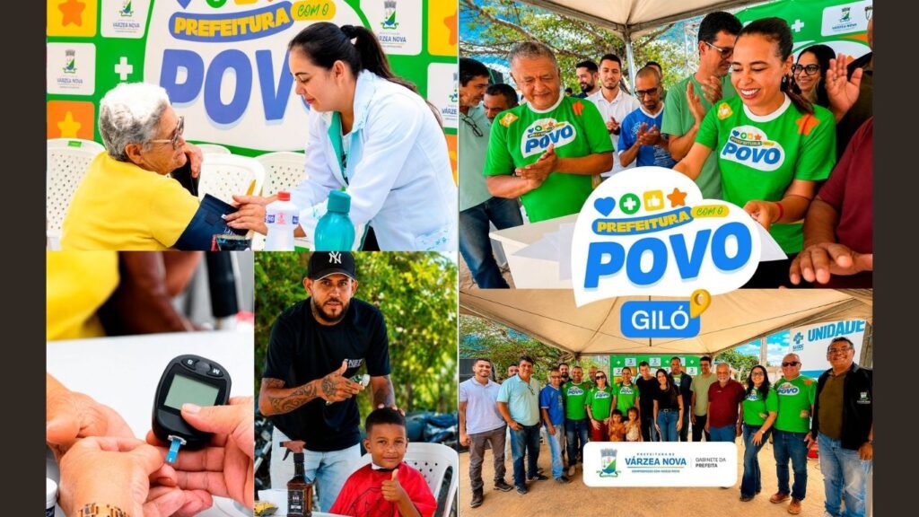 Várzea Nova: Prefeitura com o Povo leva atendimentos a Giló e fortalece aproximação com comunidades da região