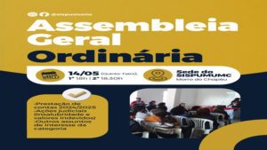 SISPUMUMC convida para Assembleia ordinária