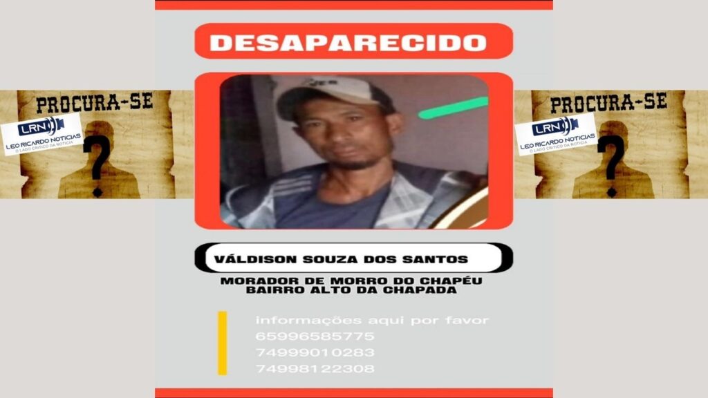 Valdisom está desaparecido!