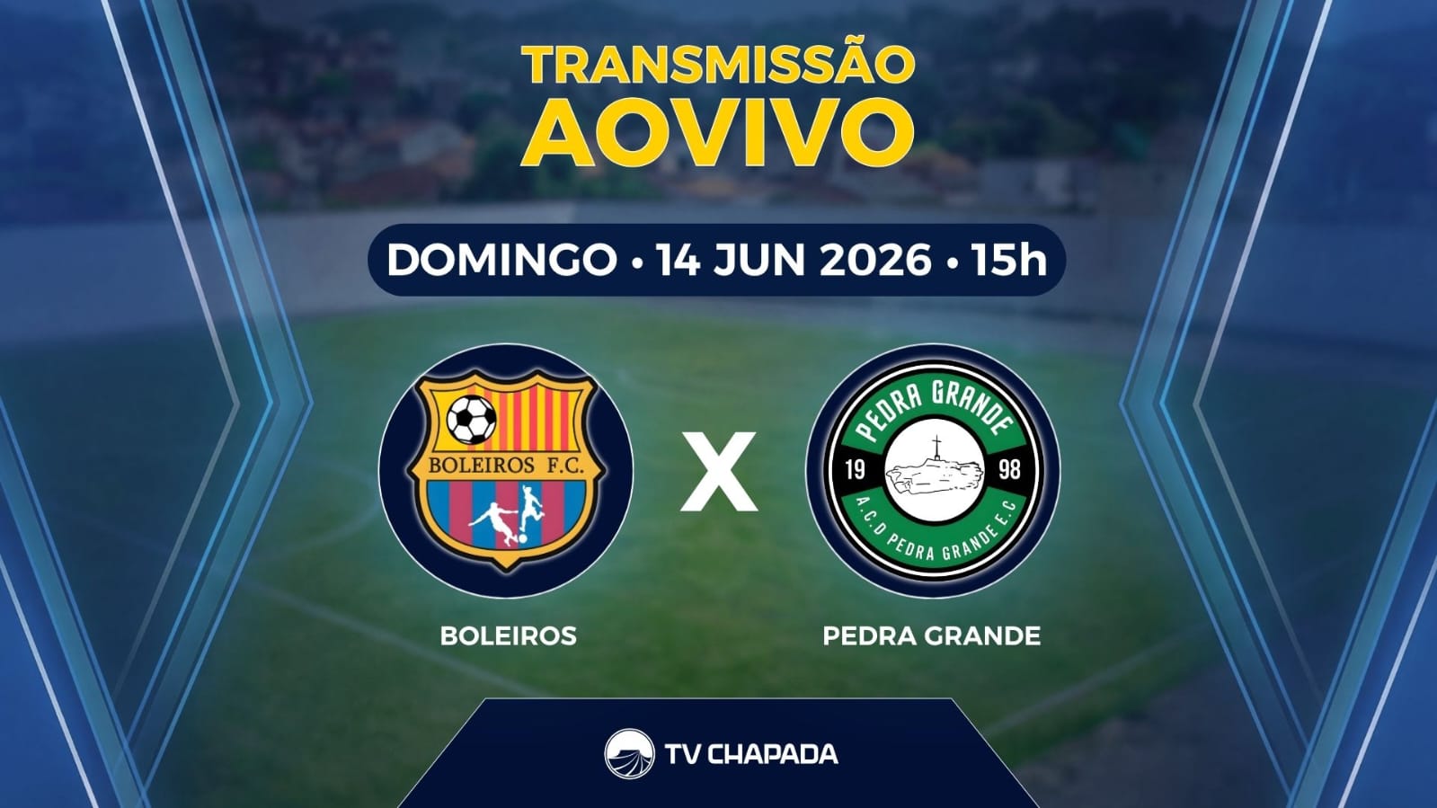 Boleiros e Pedra Grande decidem hoje (14), a última vaga nas semifinais do Municipal 2026