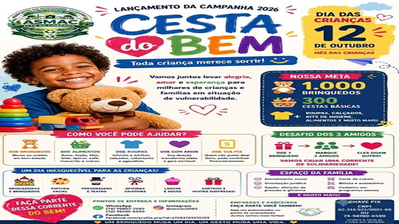 Vamos criar a maior corrente de solidariedade que Morro do Chapéu já viu?