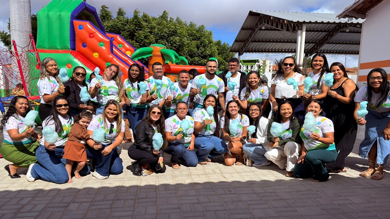 CMEI celebra 40 anos com festa para as crianças e entrega de melhorias na estrutura da unidade de ensino em Várzea Nova