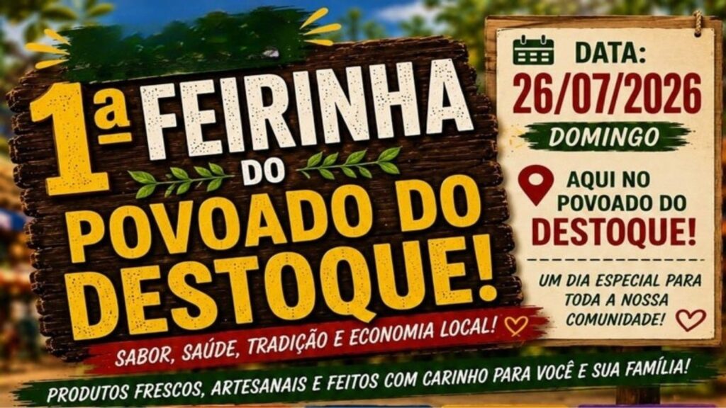 Morro do Chapéu – BA: Povoado de Destoque realizou sua Primeira Feirinha da Agricultura Familiar e Economia Solidária