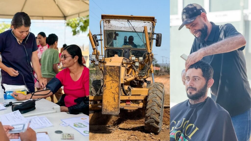 Várzea Nova – BA: Prefeitura com o Povo leva serviços públicos e realiza mais de 300 atendimentos na comunidade de Mata do Mel