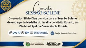 Humberto Barroso será homenageado na Câmara de Feira de Santana